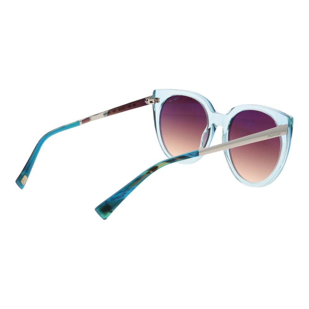 Ana Hickmann Blaue Sonnenbrille aus Kunststoff