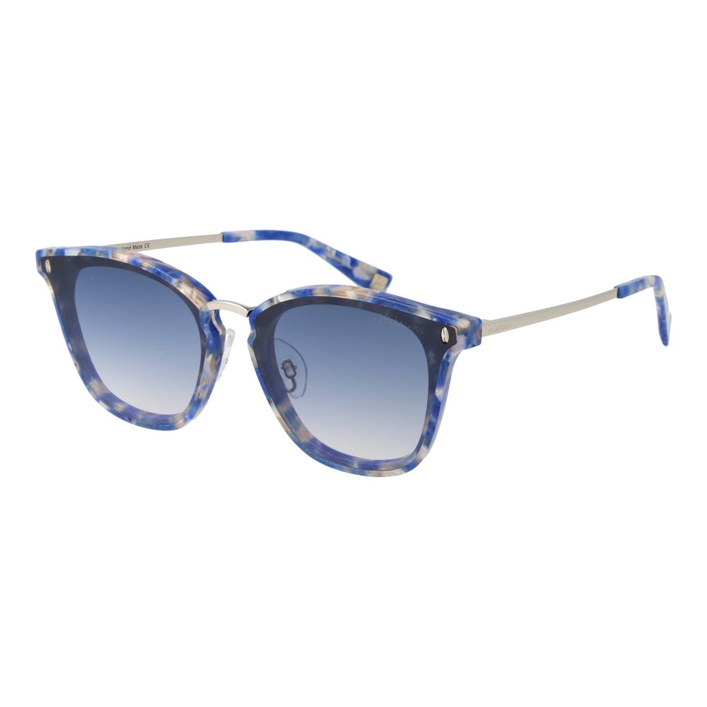 Ana Hickmann Blaue Sonnenbrille aus Metall