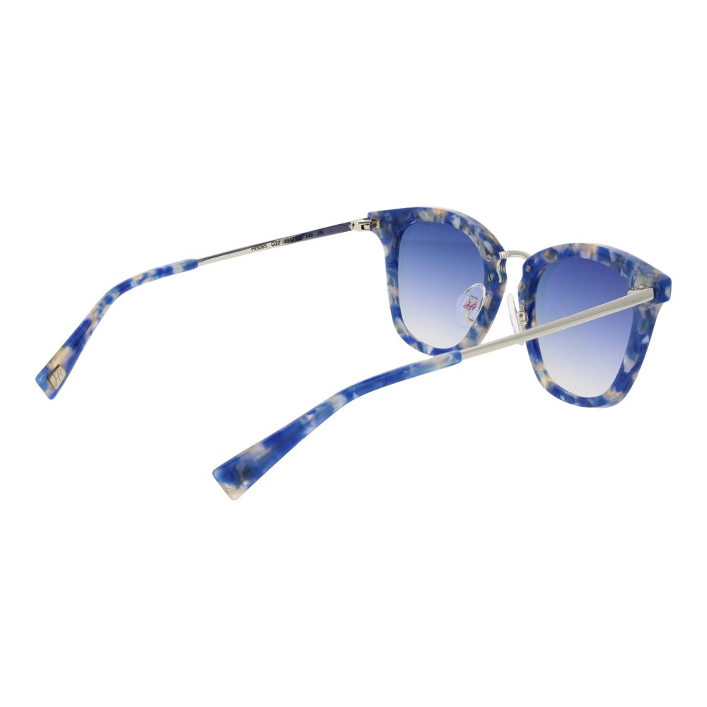 Ana Hickmann Blaue Sonnenbrille aus Metall