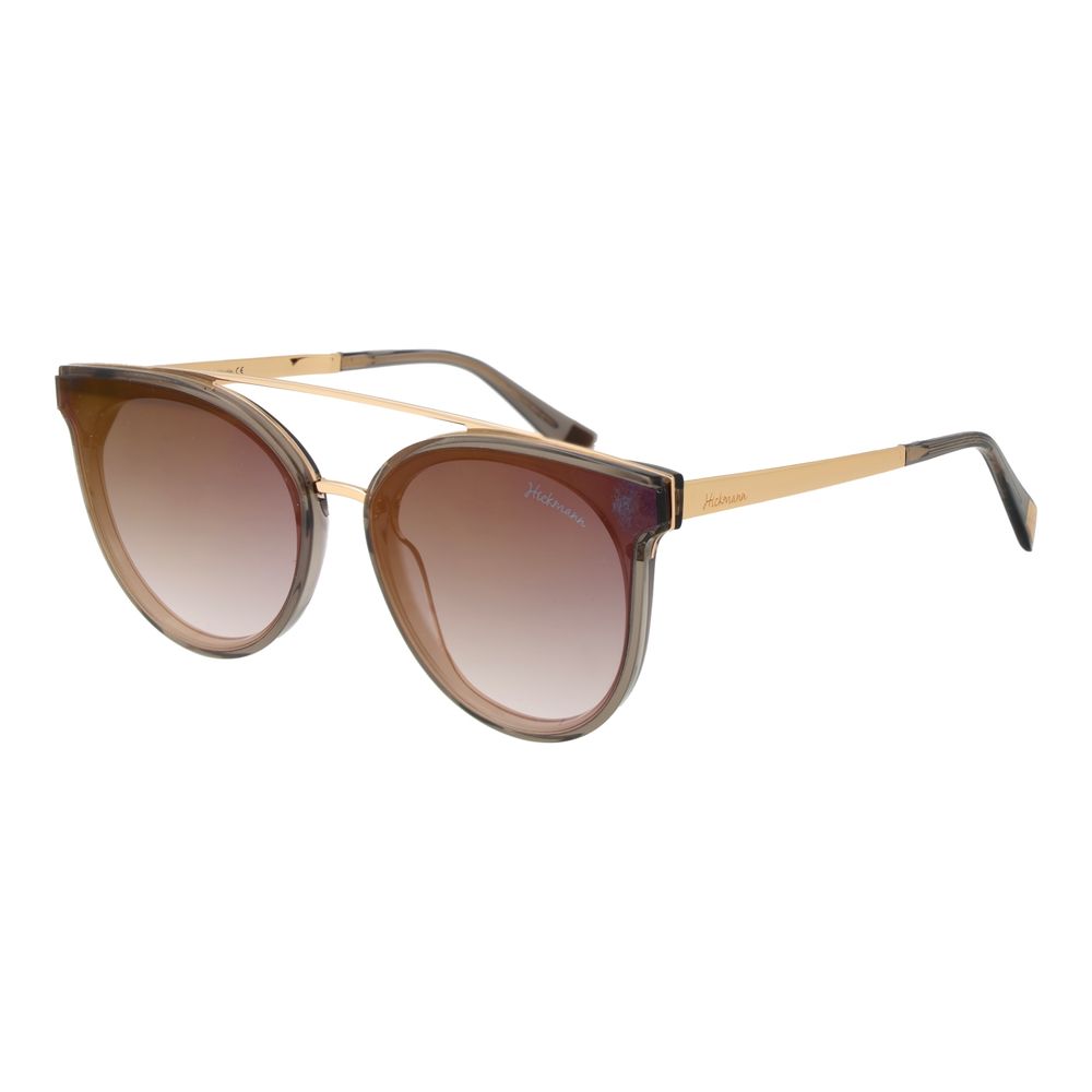 Ana Hickmann Braune Sonnenbrille aus Metall