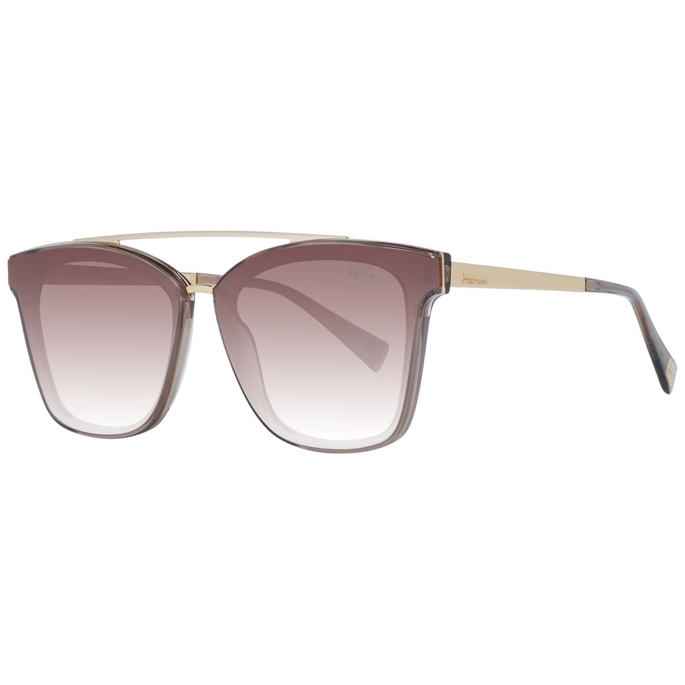 Ana Hickmann Braune Sonnenbrille aus Metall