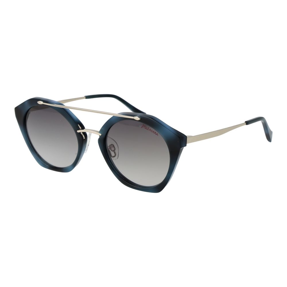 Ana Hickmann Blaue Sonnenbrille aus Metall