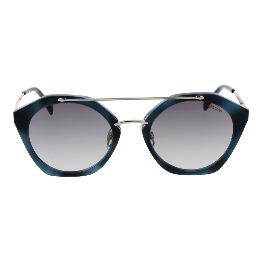 Ana Hickmann Blaue Sonnenbrille aus Metall