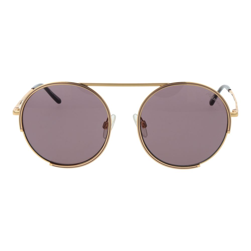 Ana Hickmann Sonnenbrille aus Goldmetall