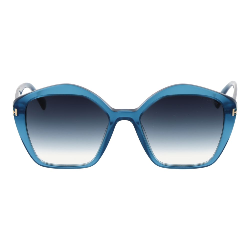 Ana Hickmann Blaue Sonnenbrille aus Acetat