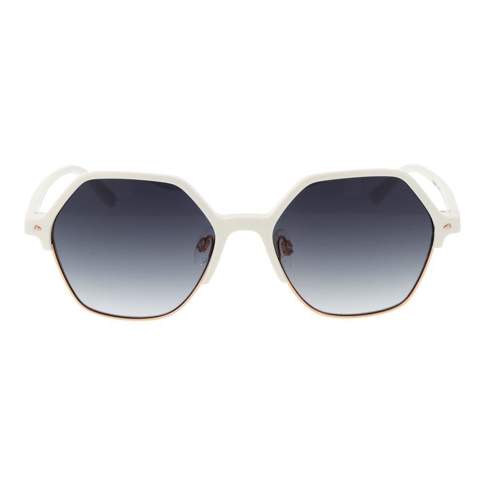 Ana Hickmann Weiße Sonnenbrille aus Acetat