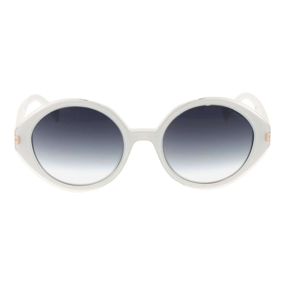 Ana Hickmann Weiße Sonnenbrille aus Acetat