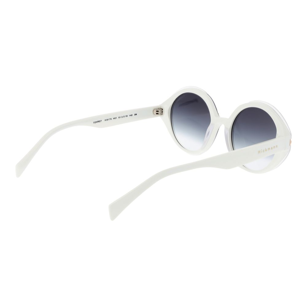 Ana Hickmann Weiße Sonnenbrille aus Acetat