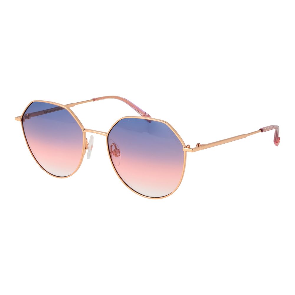 Ana Hickmann Sonnenbrille aus Goldmetall