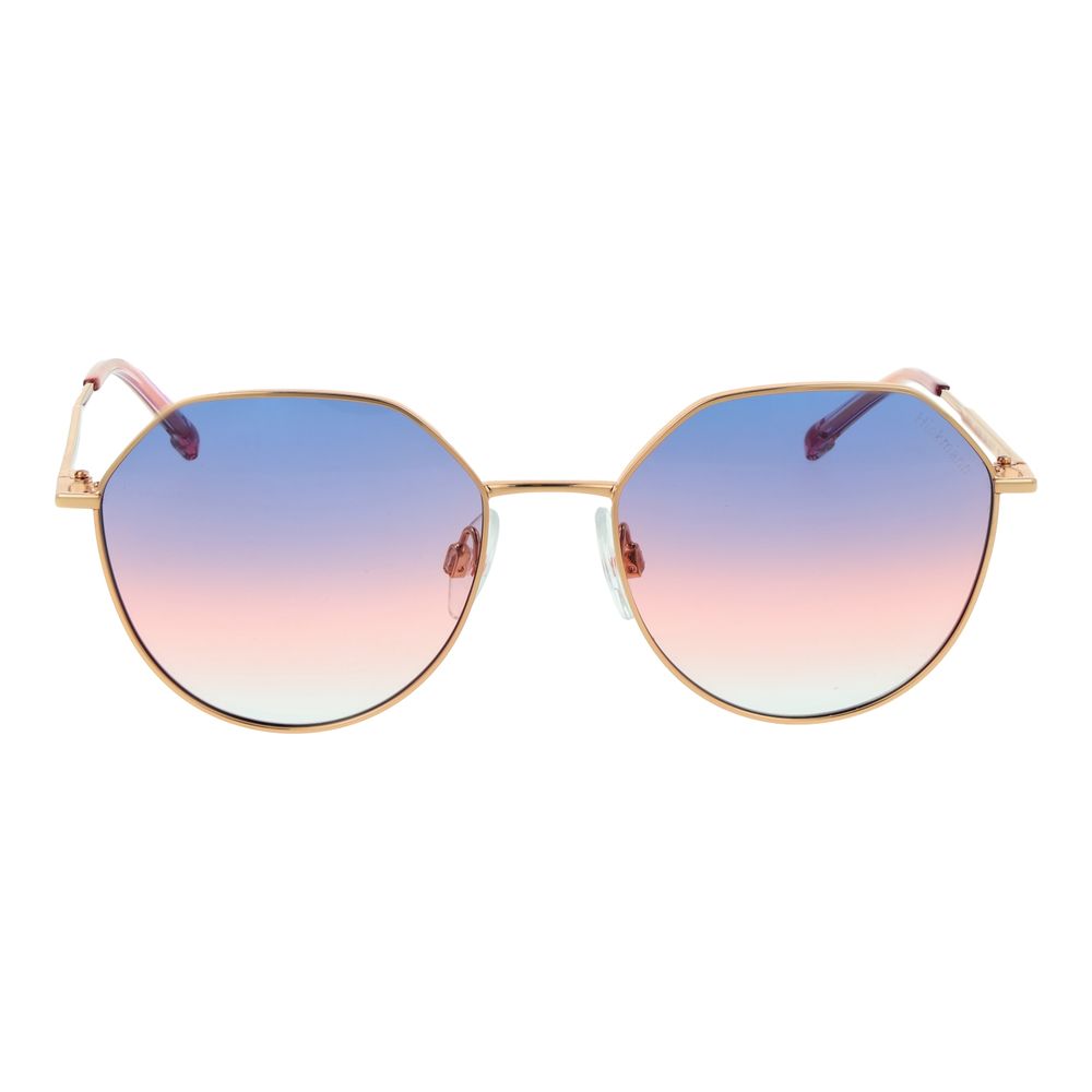 Ana Hickmann Sonnenbrille aus Goldmetall