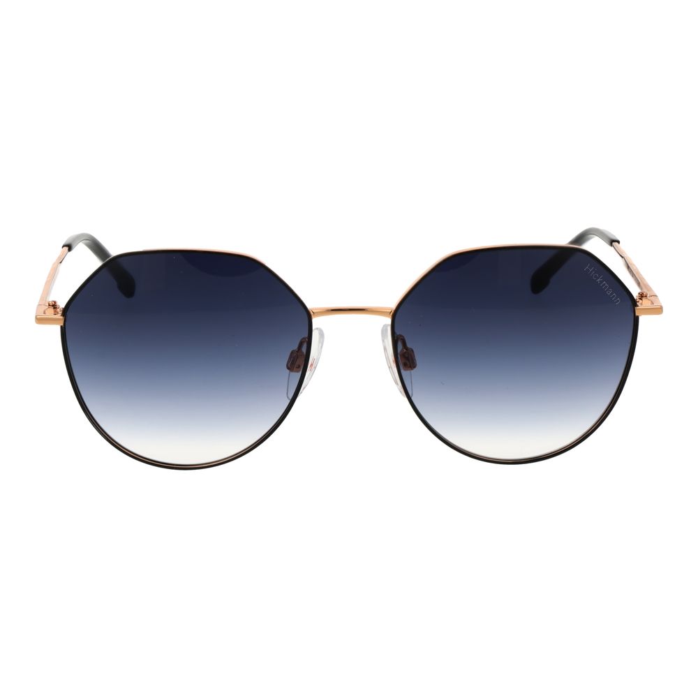 Ana Hickmann Schwarze Sonnenbrille aus Metall