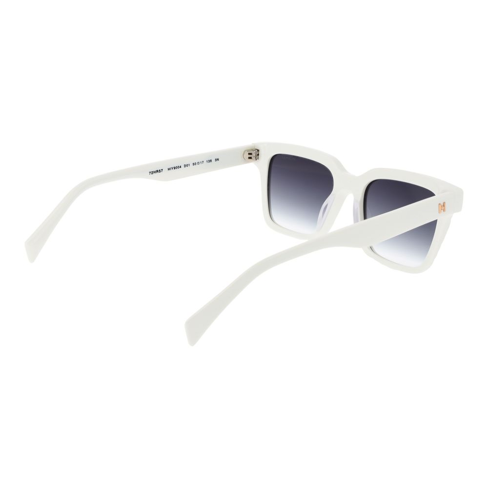 Ana Hickmann Weiße Sonnenbrille aus Acetat