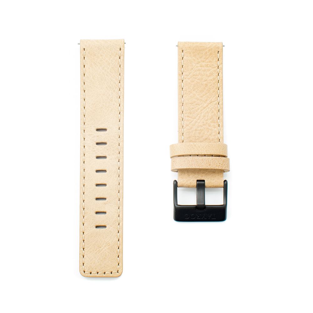 TAYROC Braunes Lederarmbanduhr