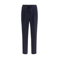 Brunello Cucinelli Blaue Hose aus Wolle Oves Aries