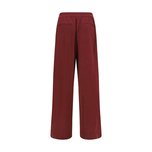 Brunello Cucinelli Bordeaux Baumwoll-Athletikhose
