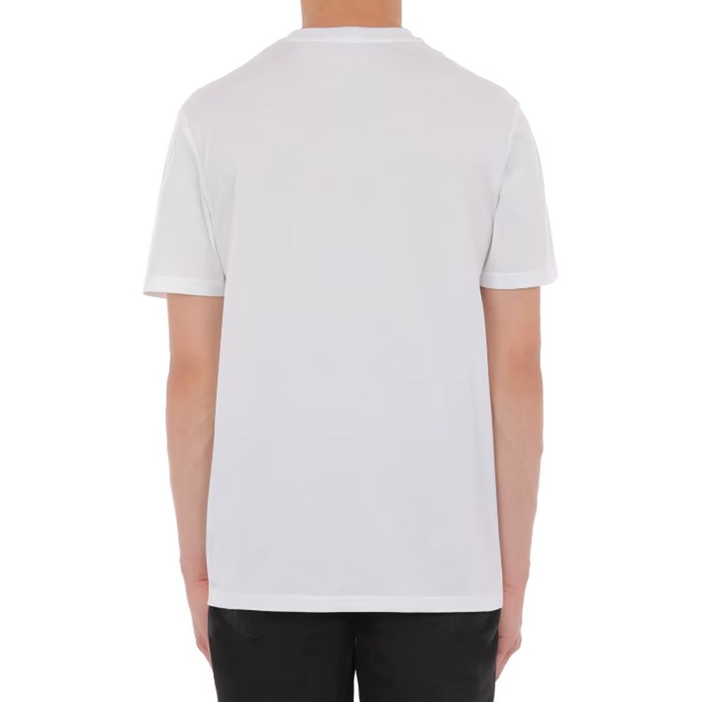 Moschino Couture Weißes Baumwoll-T-Shirt