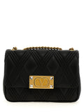 Valentino Garavani Schwarze Lammleder-Schultertasche
