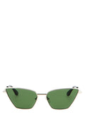 Alexander McQueen Sonnenbrille aus mehrfarbigem Acetat