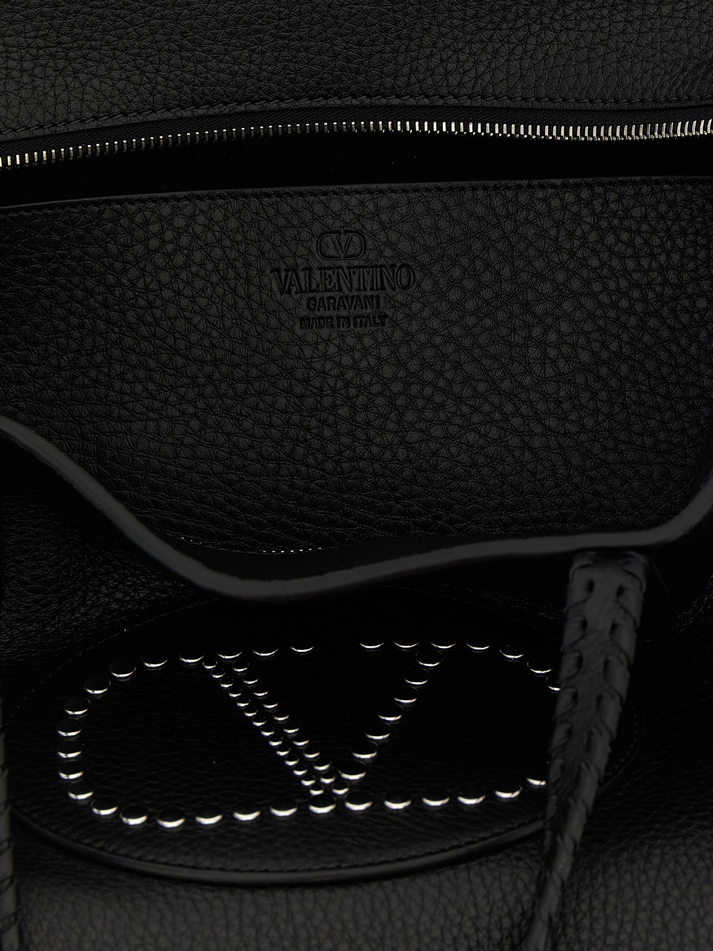 Valentino Garavani Schwarze Kalbsleder-Tasche