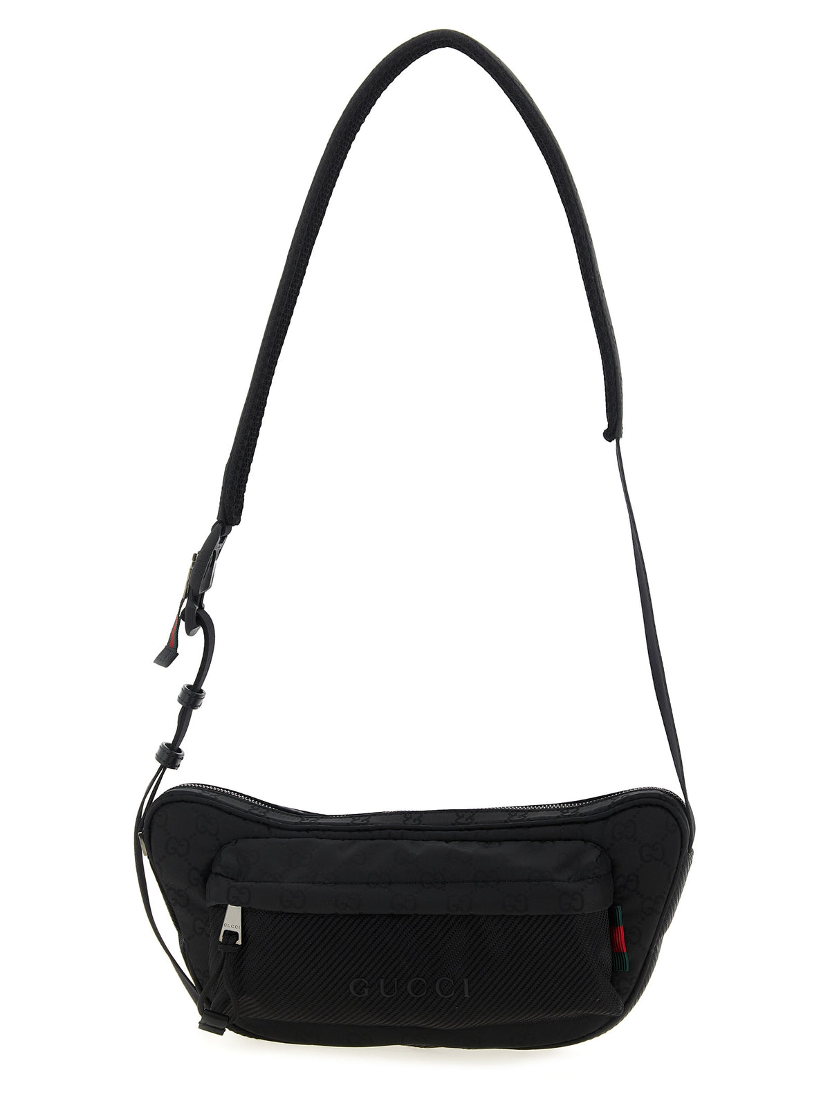 Gucci Schwarze Crossbody-Tasche aus Polyester