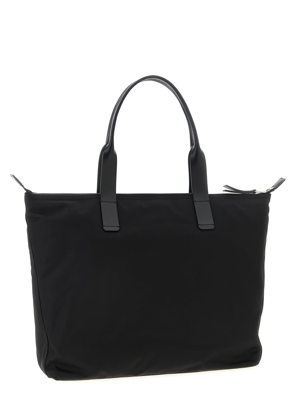 Dolce & Gabbana Schwarze Shopper-Tasche aus Polyamid