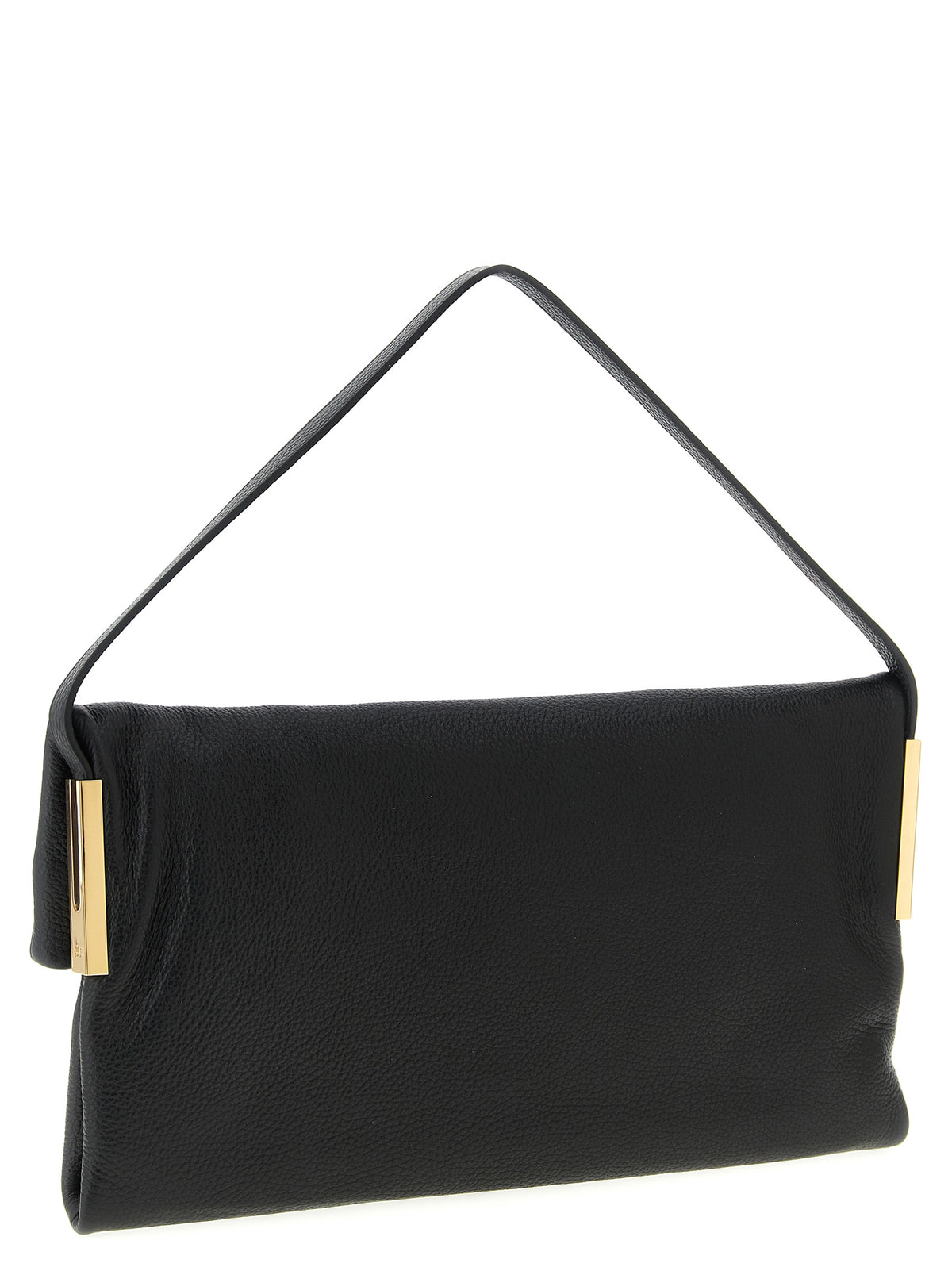 Elisabetta Franchi Schwarze Kalbsleder-Schultertasche