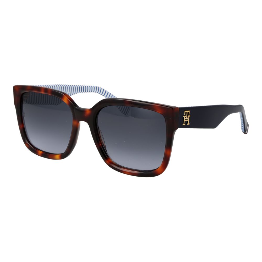 Tommy Hilfiger Braune Sonnenbrille aus Acetat