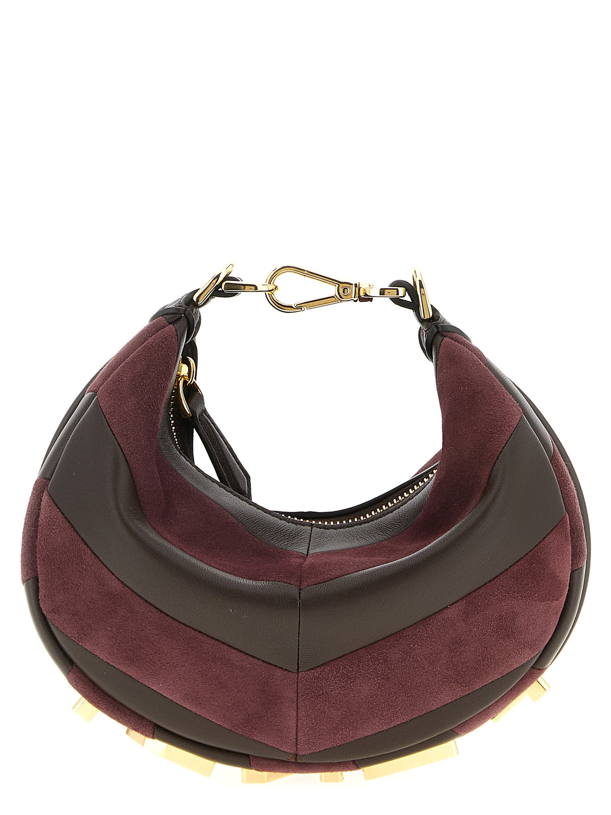 Fendi Multicolor Lammleder Handtasche