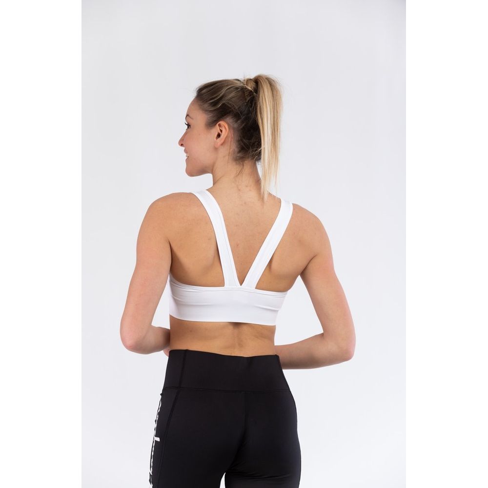 Champion Weißer Sport-BH aus Polyester