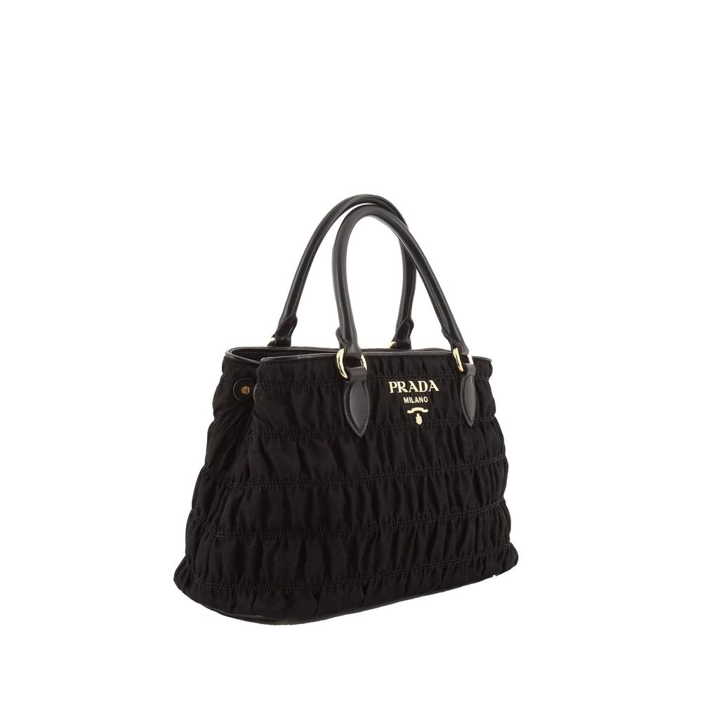 Prada Schwarze Nylon-Handtasche