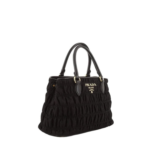 Prada Schwarze Nylon-Handtasche