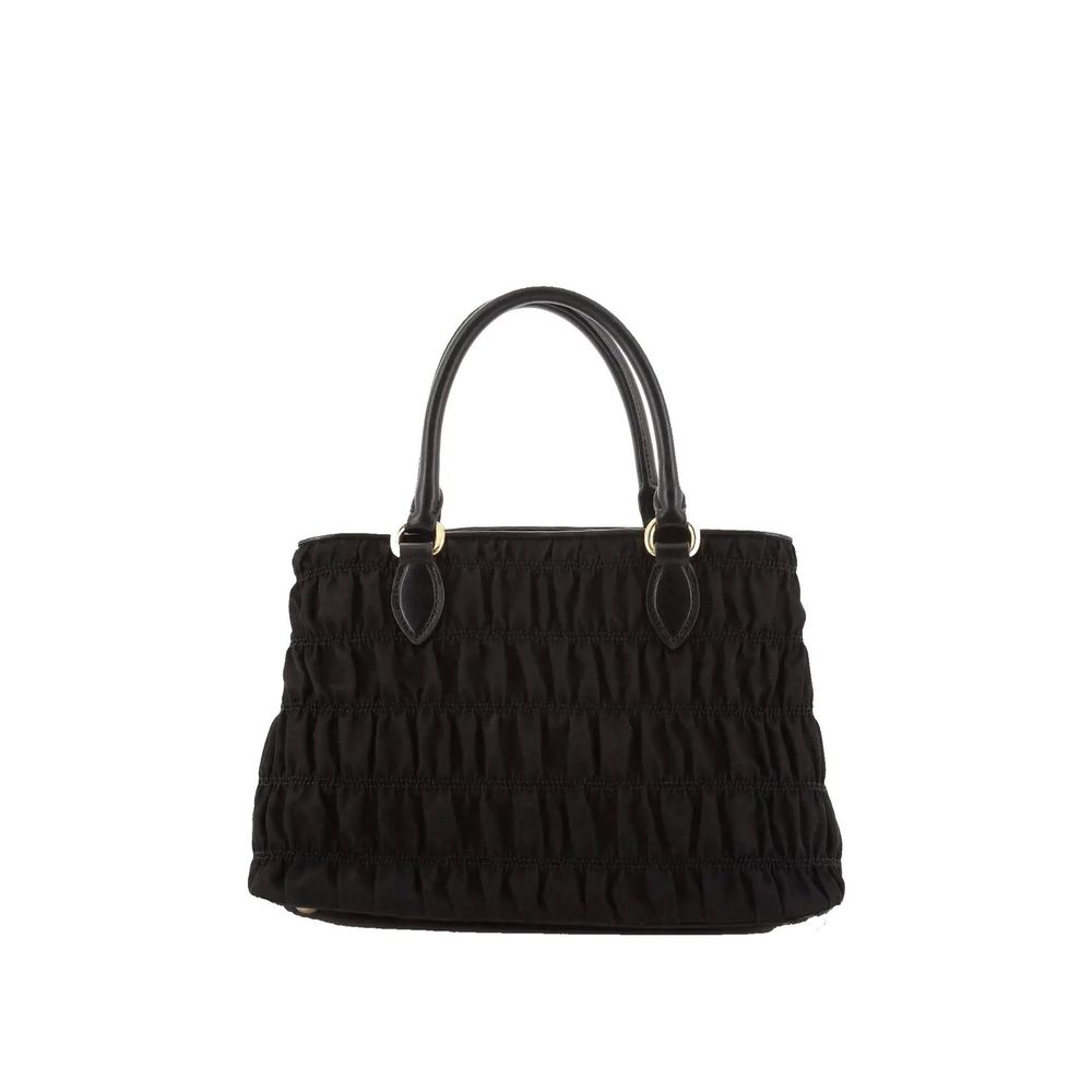 Prada Schwarze Nylon-Handtasche