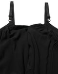 Dolce & Gabbana Schwarze ärmellose Blumen-Spitzen-Tanktop-Bluse