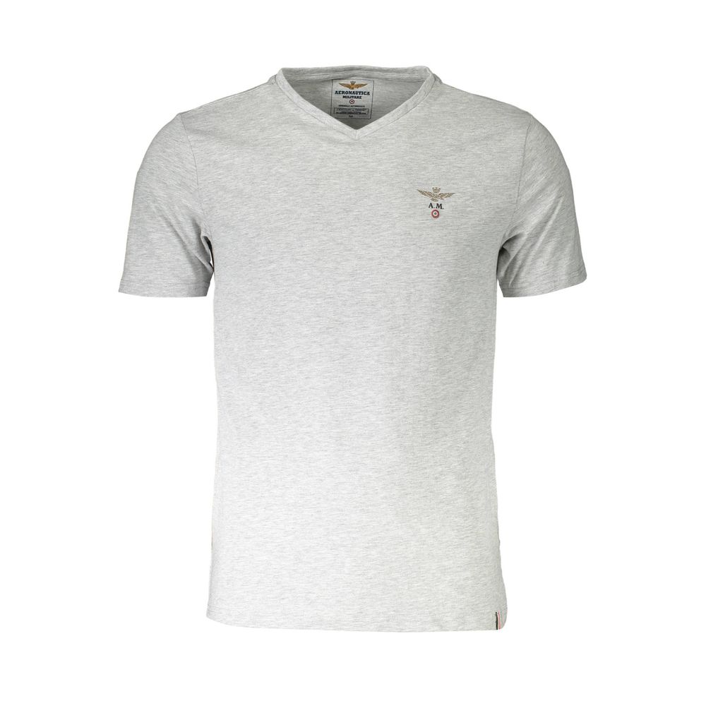 Aeronautica Militare Graues Baumwoll-Herren-Unterhemd