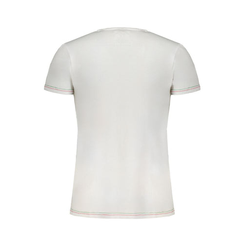 Aeronautica Militare Bianco Baumwoll-T-Shirt für Herren
