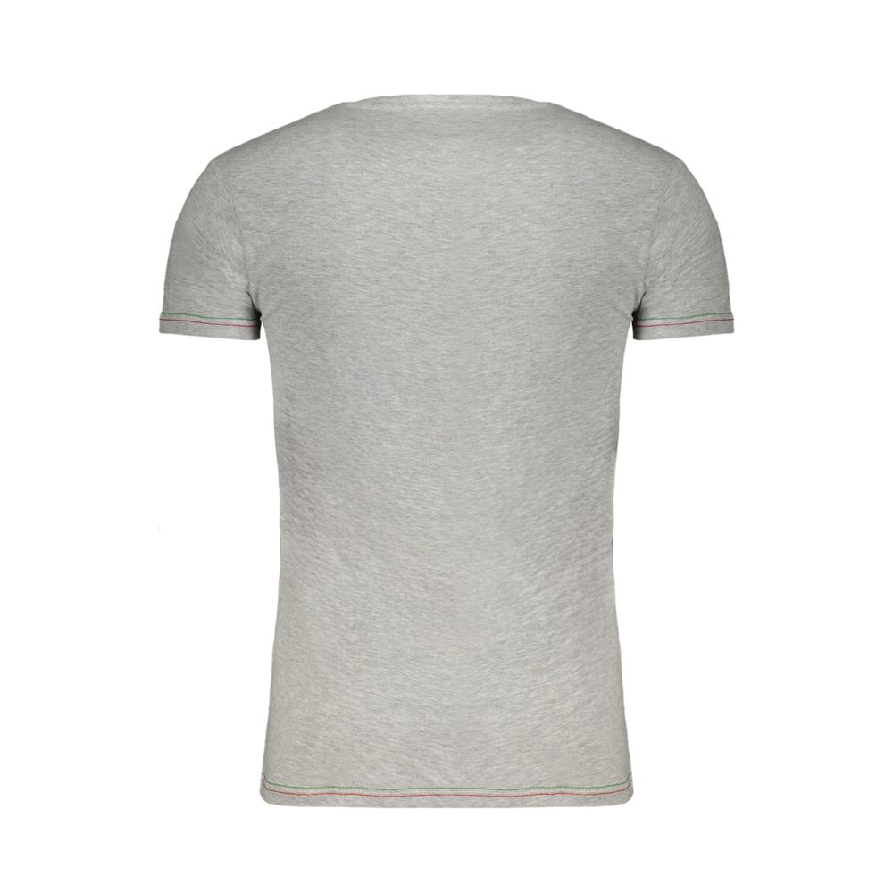 Aeronautica Militare Braunes Baumwoll-T-Shirt für Herren
