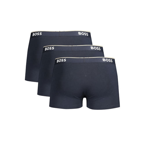 Hugo Boss Blaue Baumwollunterwäsche