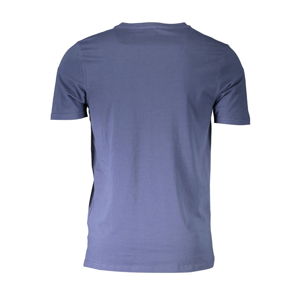 Aeronautica Militare Blaues Baumwoll-T-Shirt für Herren