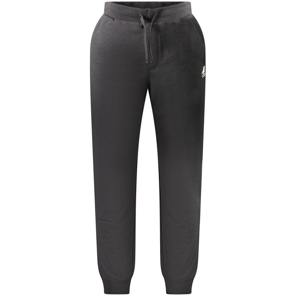 U.S. Grand Schwarze Baumwollhose für Herren