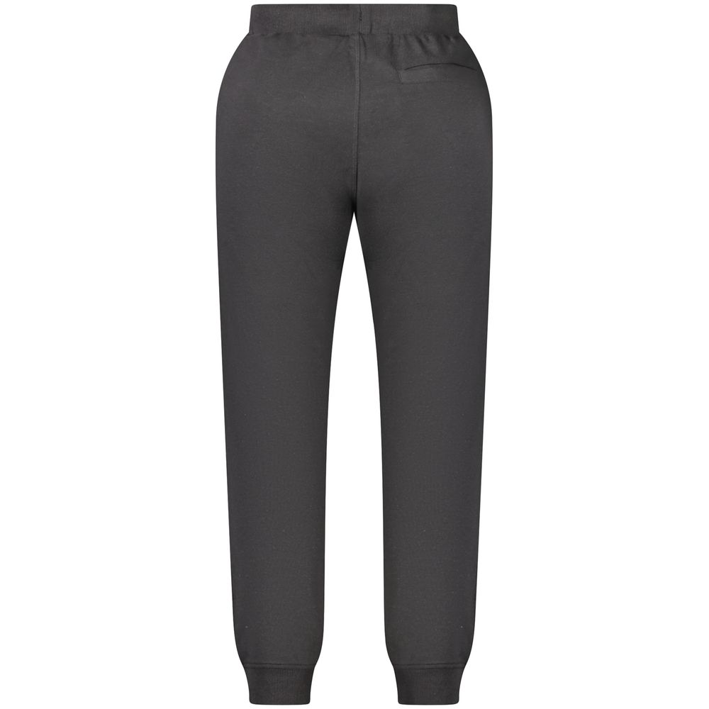 U.S. Grand Schwarze Baumwollhose für Herren