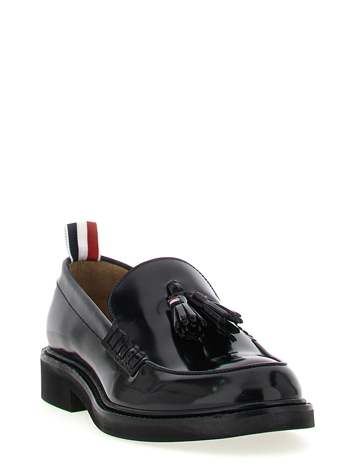 Thom Browne Schwarze Loafer aus Kalbsleder zum Hineinschlüpfen