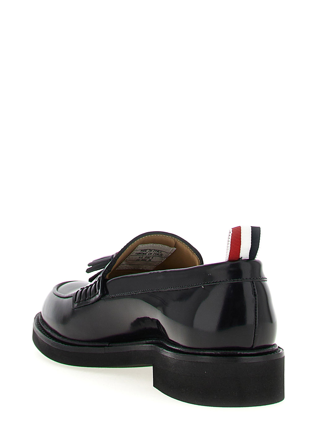 Thom Browne Schwarze Loafer aus Kalbsleder zum Hineinschlüpfen
