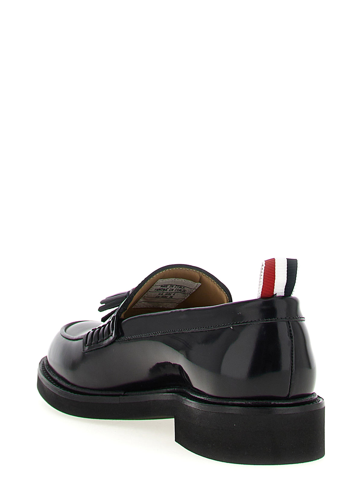 Thom Browne Schwarze Loafer aus Kalbsleder zum Hineinschlüpfen