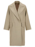 Max Mara Beige Leinenmantel