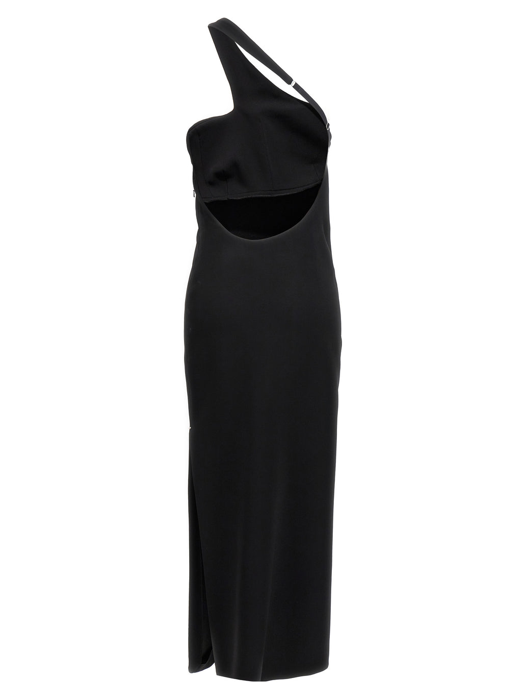 Sportmax Schwarzer Viskose-Maxirock