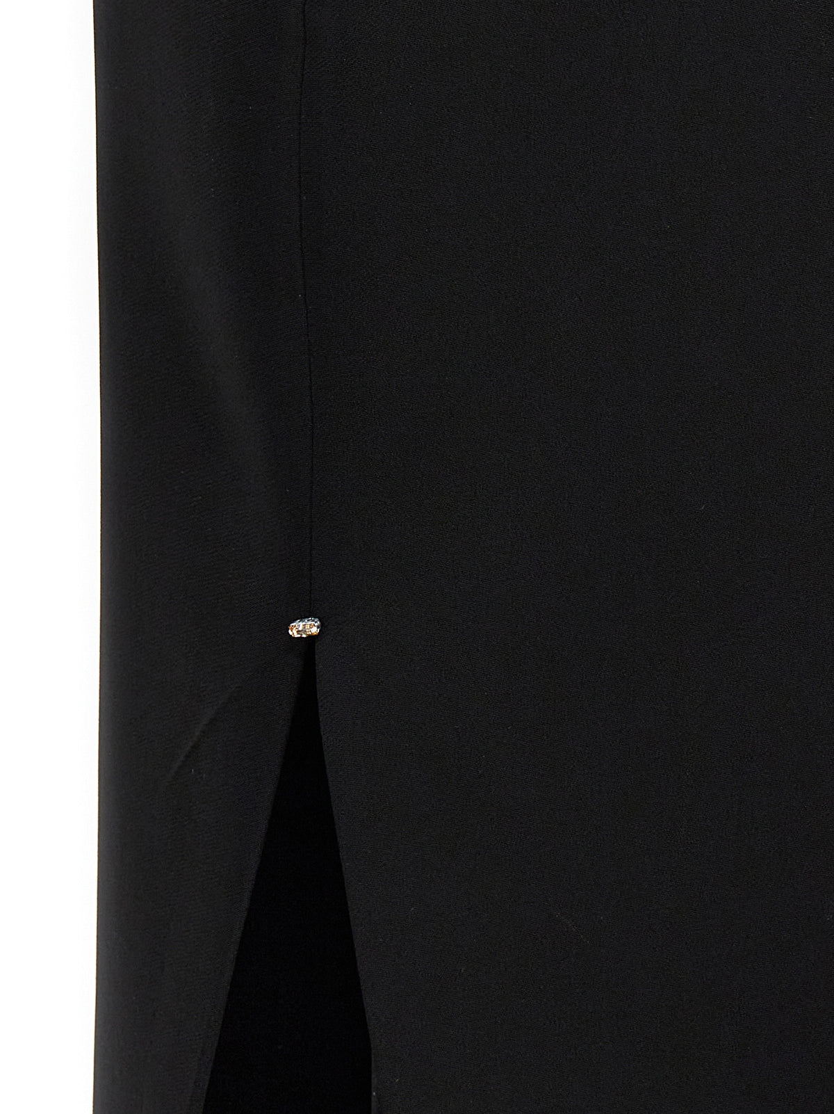 Sportmax Schwarzer Viskose-Maxirock