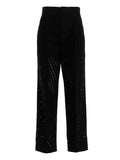 NUDE Schwarze Baumwoll-Freizeithose