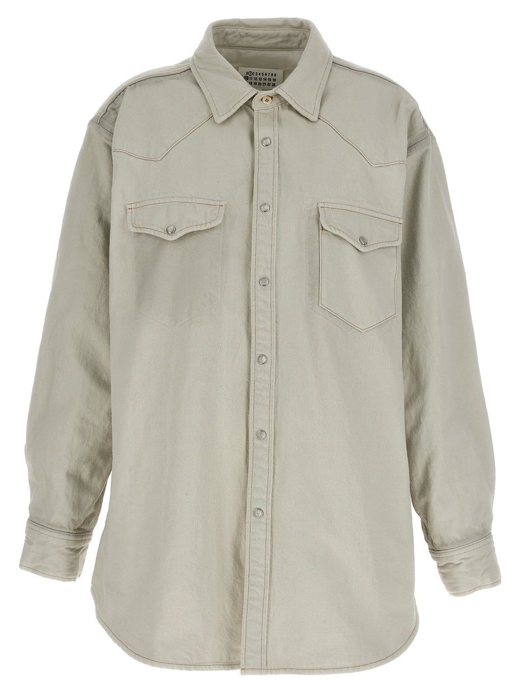 Maison Margiela Weiße Jeansjacke aus Baumwolle