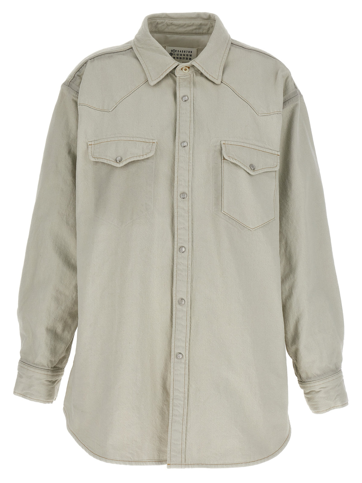 Maison Margiela Weiße Jeansjacke aus Baumwolle