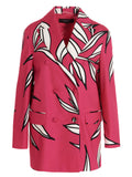 ROCHAS Fuchsia Baumwollblazer